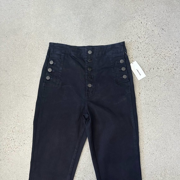 J Brand Natasha Sky High Skinny Jeans in Bluebird - Picture 3 of 7